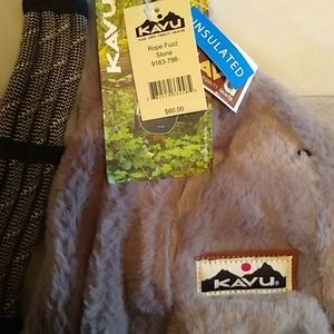 Kavu insulated fuzzy sling rope bag